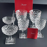 BACCARAT CRYSTAL KERNEVEL GLASSES Whine Coupe Set 6 Pc