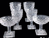 BACCARAT CRYSTAL KERNEVEL GLASSES Whine Coupe Set 6 Pc