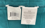 HERVE LEGER Beautiful Emerald Strapless Bandage A-Line Scallop Mini Dress