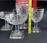 BACCARAT CRYSTAL KERNEVEL GLASSES Whine Coupe Set 6 Pc