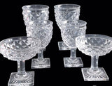 BACCARAT CRYSTAL KERNEVEL GLASSES Whine Coupe Set 6 Pc